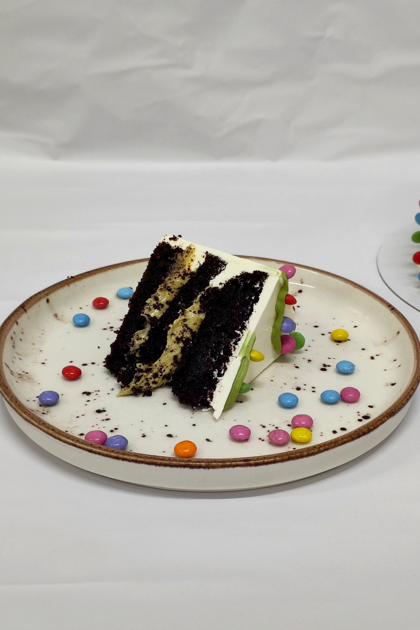 Tarta de Navidad de Pistacho y Chocolate