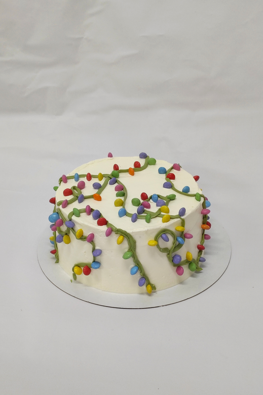 Tarta de Navidad de Pistacho y Chocolate