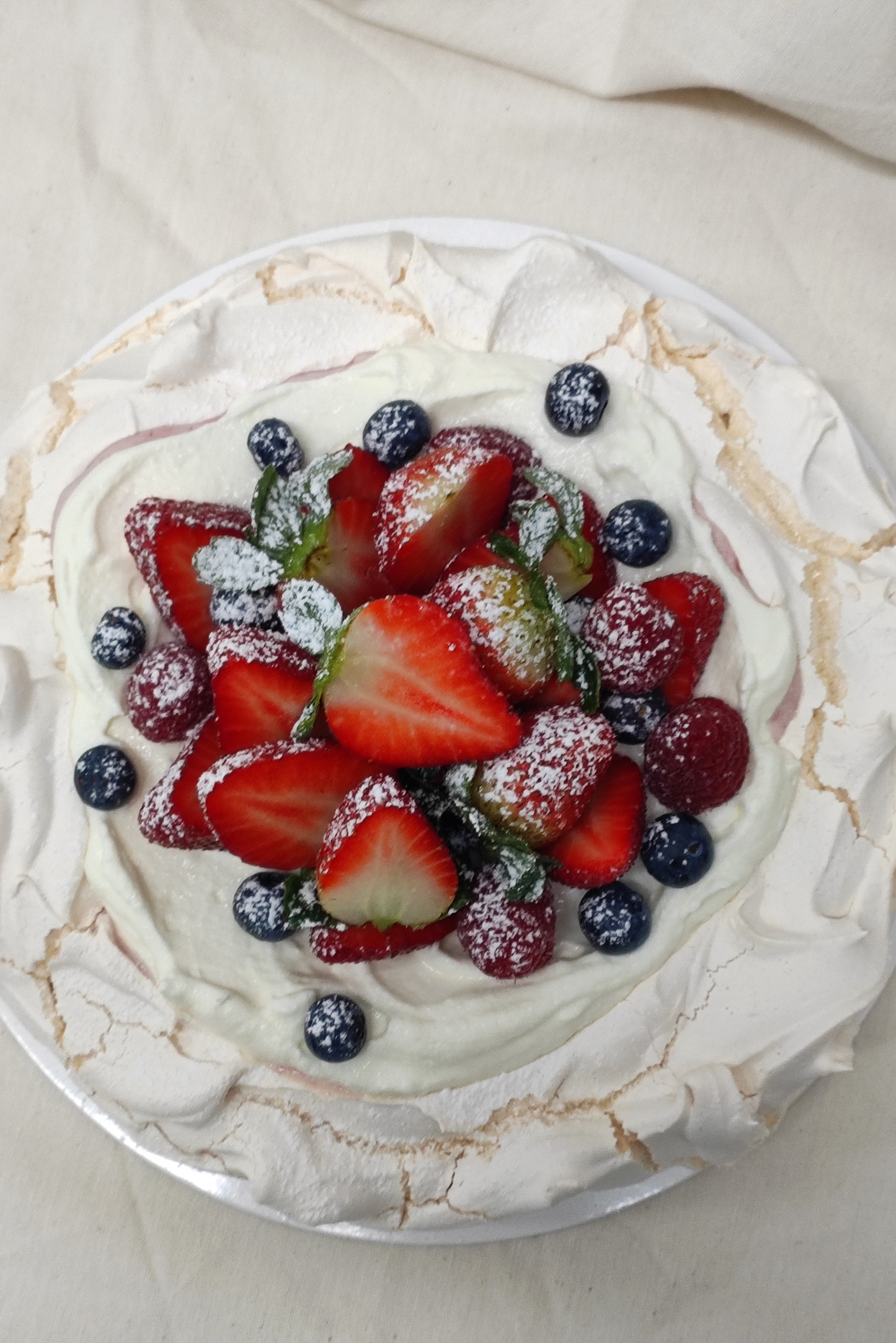 Tarta Pavlova de Merengue